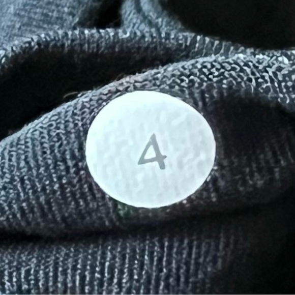 Lululemon Principal Cropped Asymmetrical Black Moto Jacket Size 4 - Picture 8 of 9